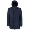 Yes Zee Blue Nylon Jackets & Coat