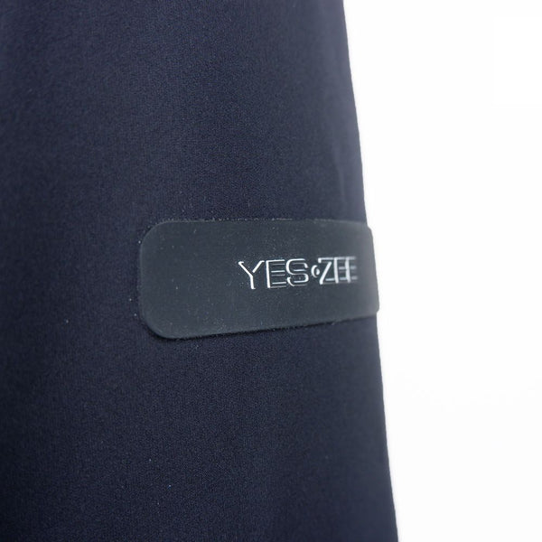 Yes Zee Blue Nylon Jackets & Coat