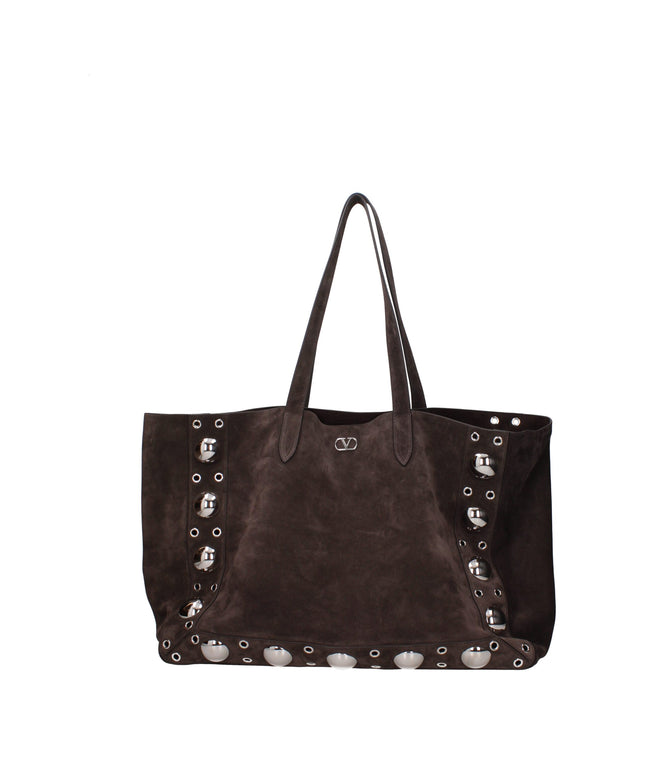 Valentino Garavani Brown Leather Shoulder Bags