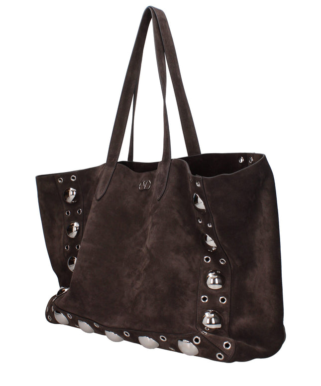 Valentino Garavani Brown Leather Shoulder Bags