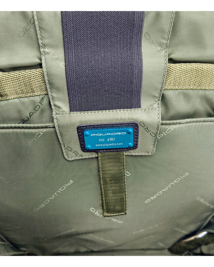 Piquadro Black Leather Backpacks