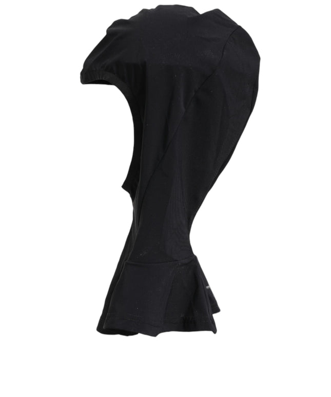 Dolce & Gabbana Black Nylon Elastane Balaclava Hood Face Cover Hat
