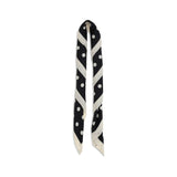 Valentino Garavani Black Silk Scarf