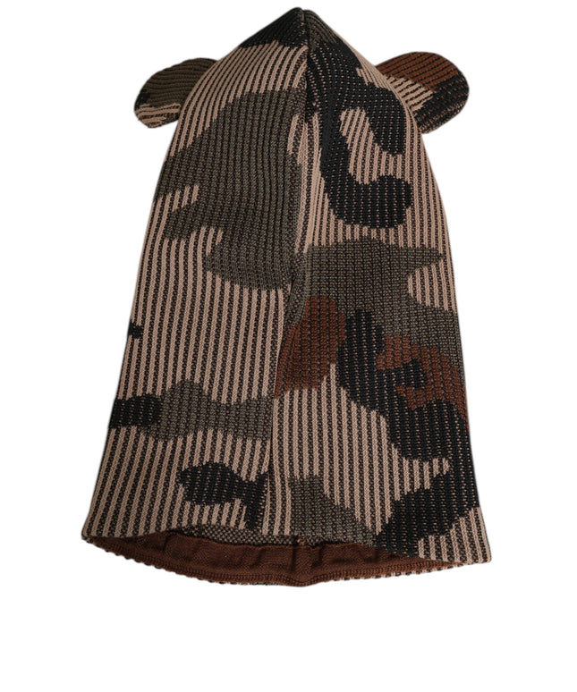 Dolce & Gabbana Multicolor Camouflage Balaclava Mask Men Cap One Size Hat