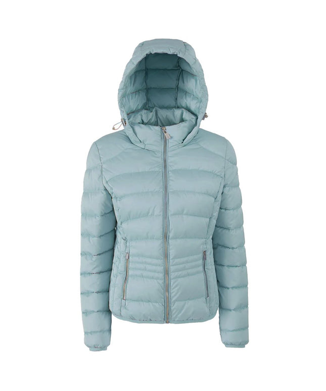 Yes Zee Blue Polyester Jackets & Coat