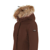 Yes Zee Brown Nylon Jackets & Coat