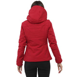 Yes Zee Red Nylon Jackets & Coat