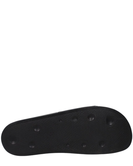 Marcelo Burlon Black Cotton Slippers Sandals