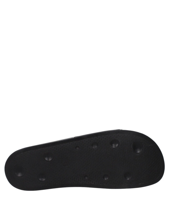 Marcelo Burlon Black Cotton Slippers Sandals