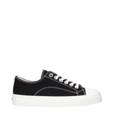Moschino Black Fabric Low Top Sneakers