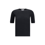 Max Mara Black Fleece Wool Top