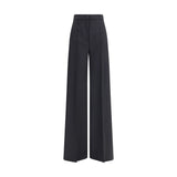 Max Mara Black Fleece Wool Casual Pants