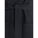 Max Mara Black Viscose Coat