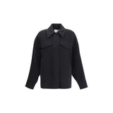 Max Mara Black Wool Cloacks