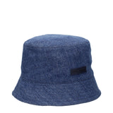 Miu Miu Blue Cotton Bucket Hats