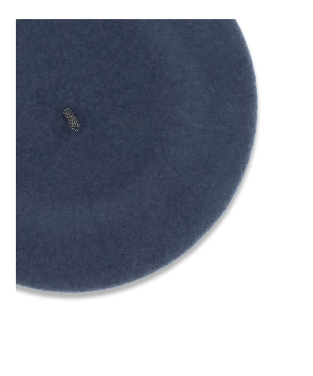 Brunello Cucinelli Wool Basque Hat with precious details