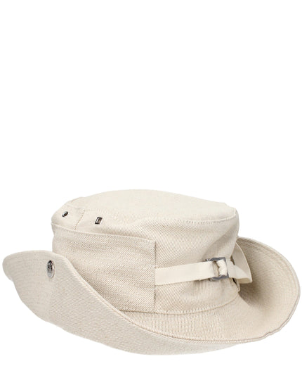 Jacquemus Beige Linen Bucket Hats