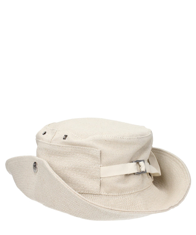 Jacquemus Beige Linen Bucket Hats