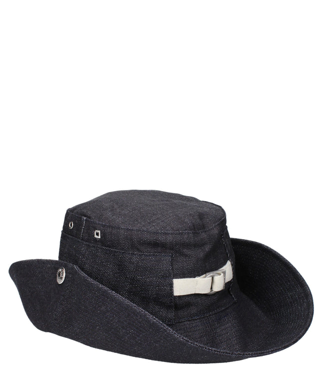 Jacquemus Blue Cotton Sunhats