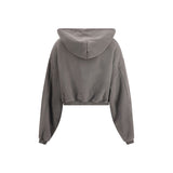 Alexander Wang Cropped zip-up Hoodie