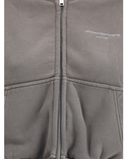 Alexander Wang Cropped zip-up Hoodie
