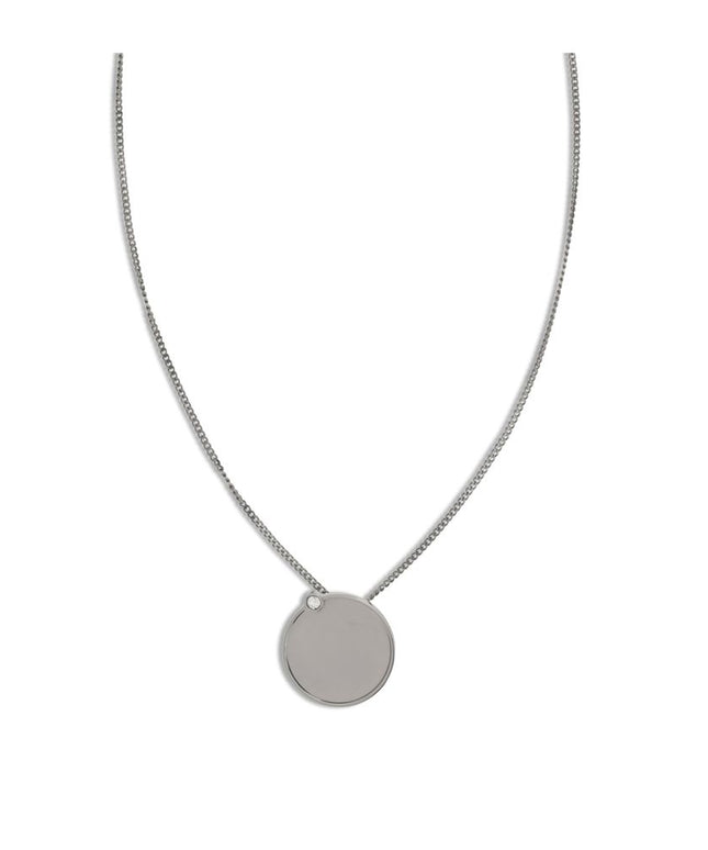 MM6 Necklace with round plaque