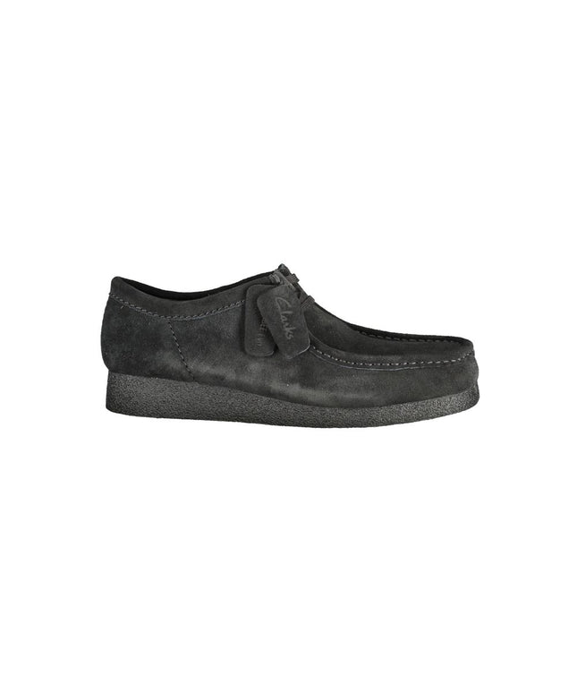 Clarks Black Leather Men Sneaker