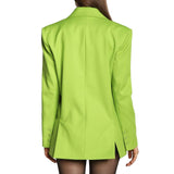 Patrizia Pepe Green Polyester Blazer