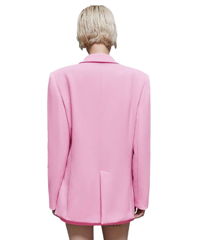 Patrizia Pepe Pink Polyester Blazer