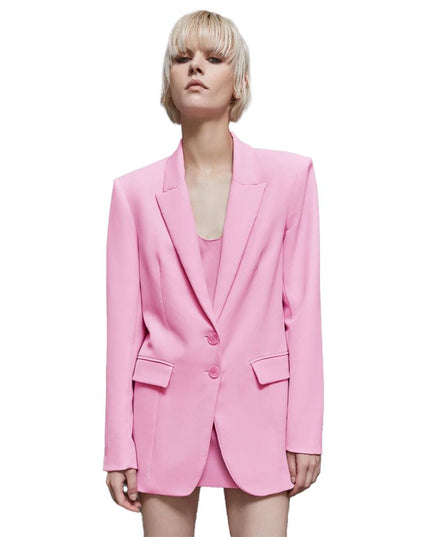 Patrizia Pepe Pink Polyester Blazer