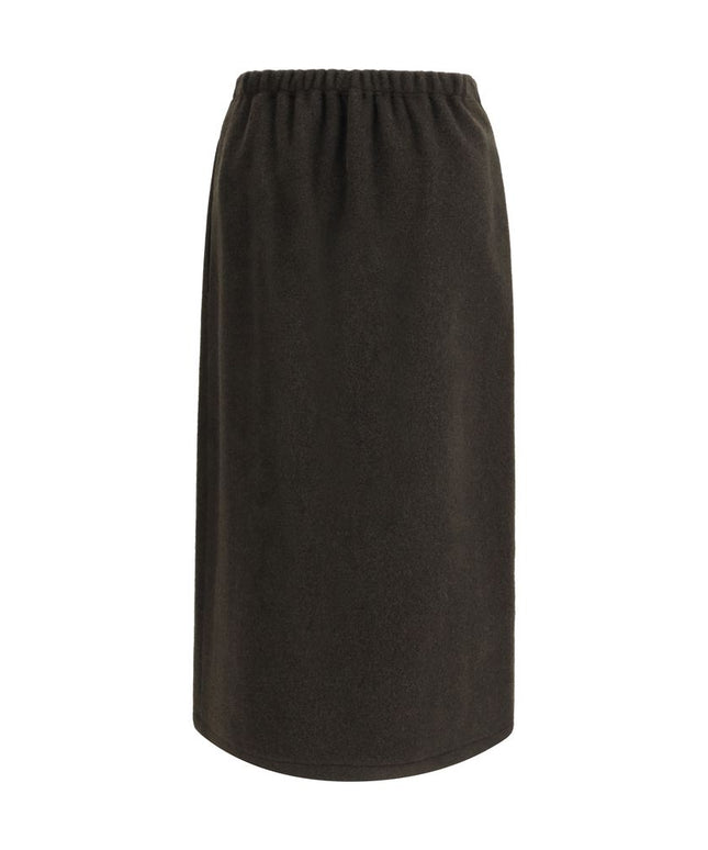 RIER Fleece wrap Skirt in pure Wool
