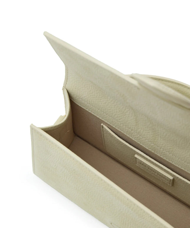 Jacquemus Beige Textured Le Grand Bambino Bag