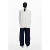 Desigual White Cotton Women Sweater