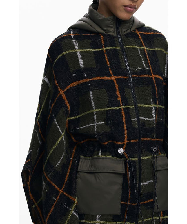 Desigual Green Polyester Women Poncho