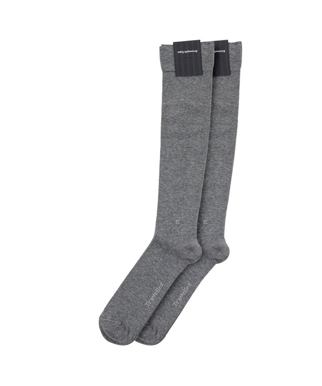 ZEGNA Gray Cotton Sock