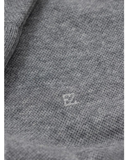 ZEGNA Gray Cotton Sock