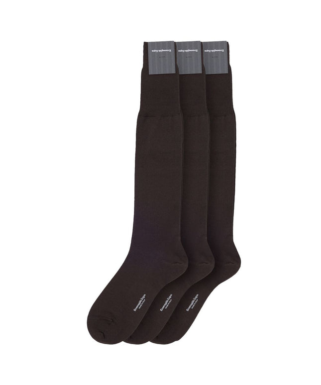 ZEGNA Brown Wool Sock