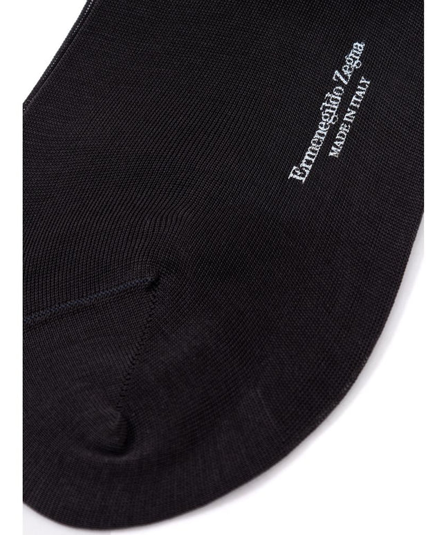 ZEGNA Gray Cotton Sock