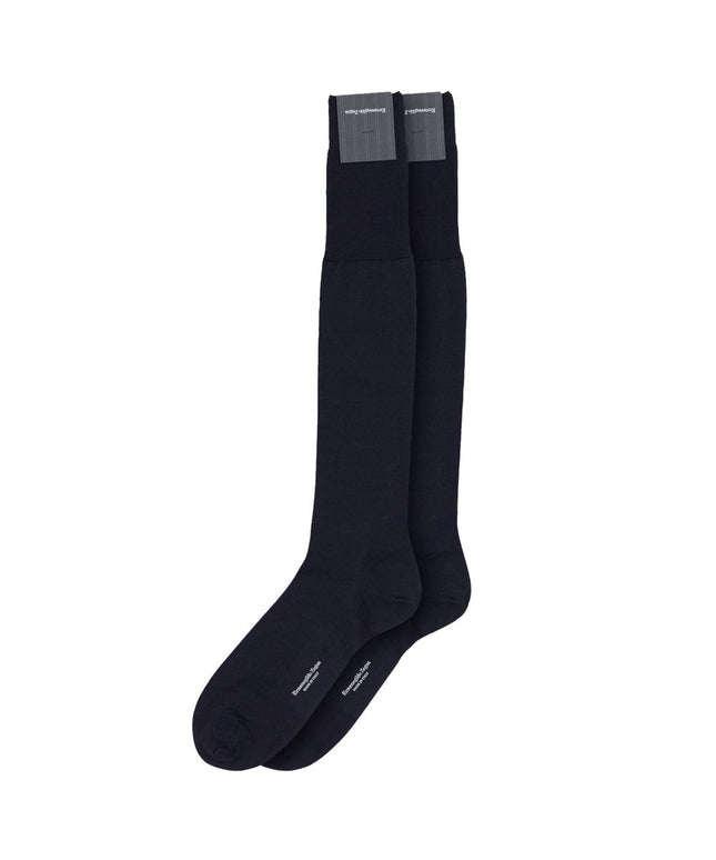 ZEGNA Blue Wool Sock