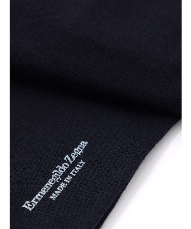 ZEGNA Blue Wool Sock