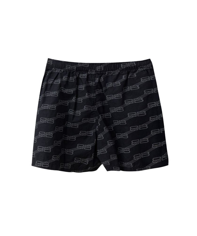 Balenciaga Black Cotton Bermuda