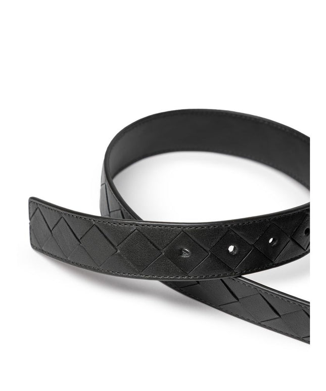 Bottega Veneta Green Leather Belt