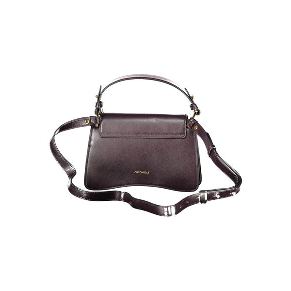 Coccinelle Purple Leather Handbag