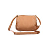 Back view of Coccinelle Brown Leather Handbag showing adjustable shoulder strap and soft textured leather. Perfect for everyday women's handbags.