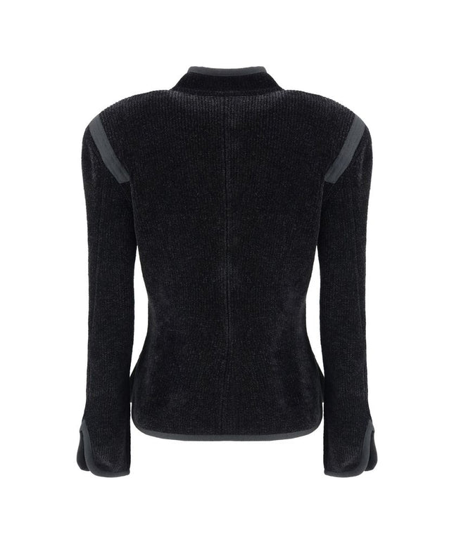 Giorgio Armani Silk Blazer with decorative metal shank buttons