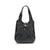Chloé Small Balloon Shoulder Bag in black leather with gold-tone hardware and dual handles, ideal for women's luxury fashion.