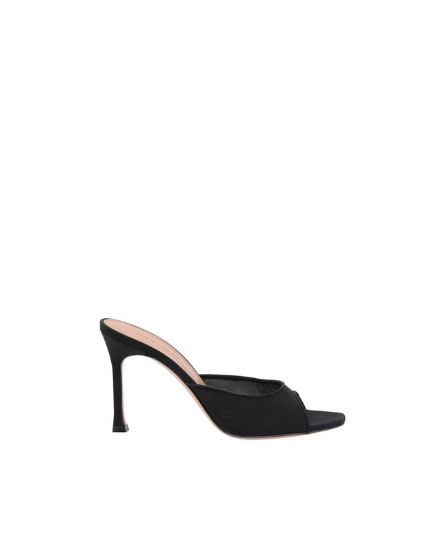 Amina Muaddi Alexa Slipper Sandals
