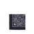 Destin Bandana Scarf in navy blue with white paisley print, folded into a square. Stylish women's accessory for casual or chic outfits.