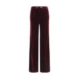 Forte_Forte Flared Trousers in smooth Velvet