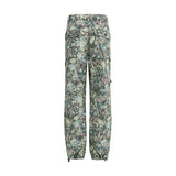 Ganni Printed Stretched Cotton Pants